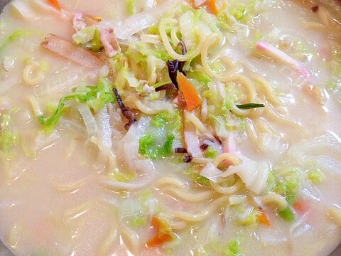 かさ増し！ちゃんぽん麺♪